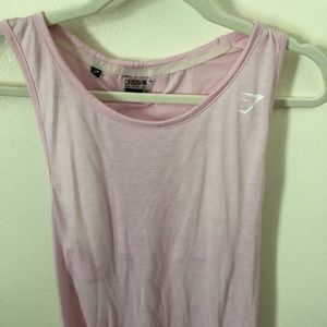 Gymshark Double Back Vest L Chalk Pink